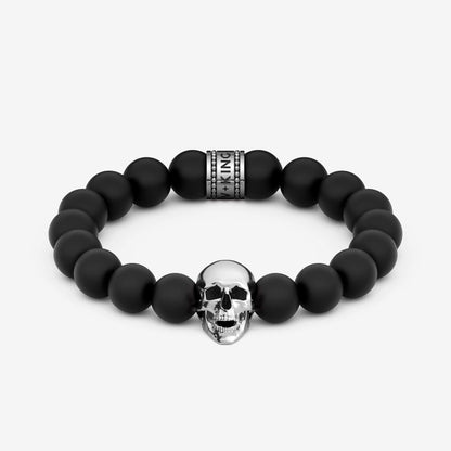 Skull Beaded Bracelet (10mm)