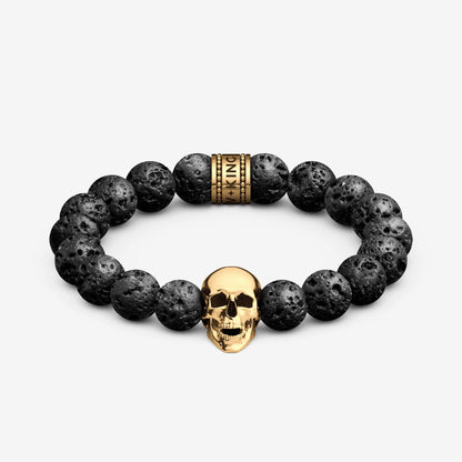 Skull Beaded Bracelet (10mm)