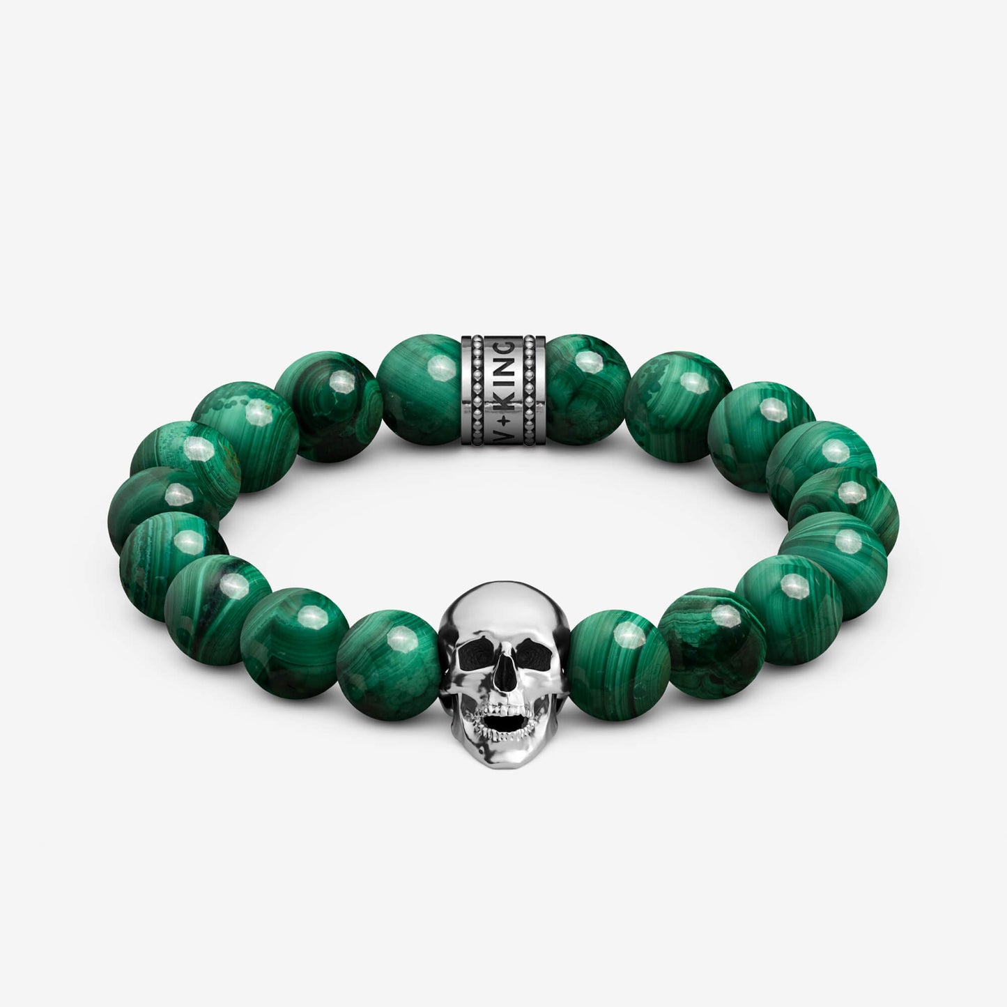 Skull Beaded Bracelet (10mm)