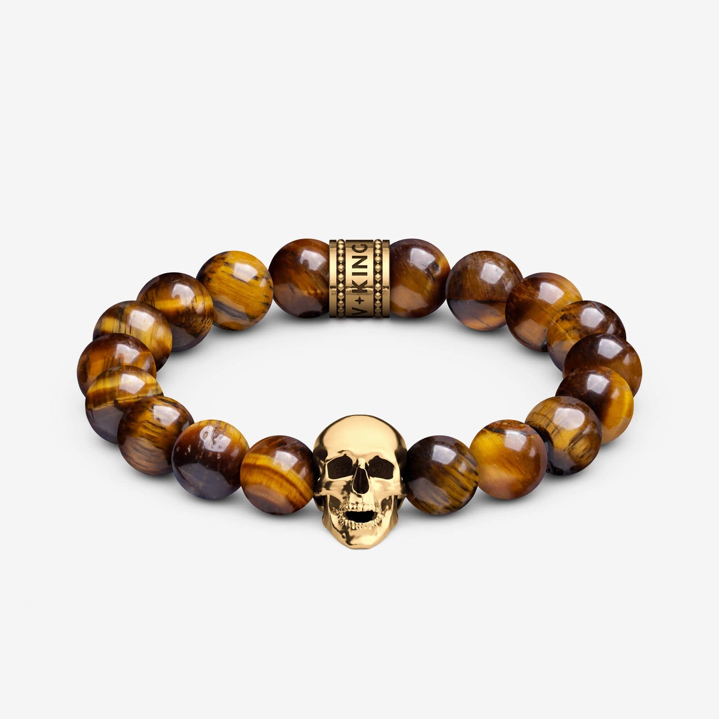 Skull Beaded Bracelet (10mm)