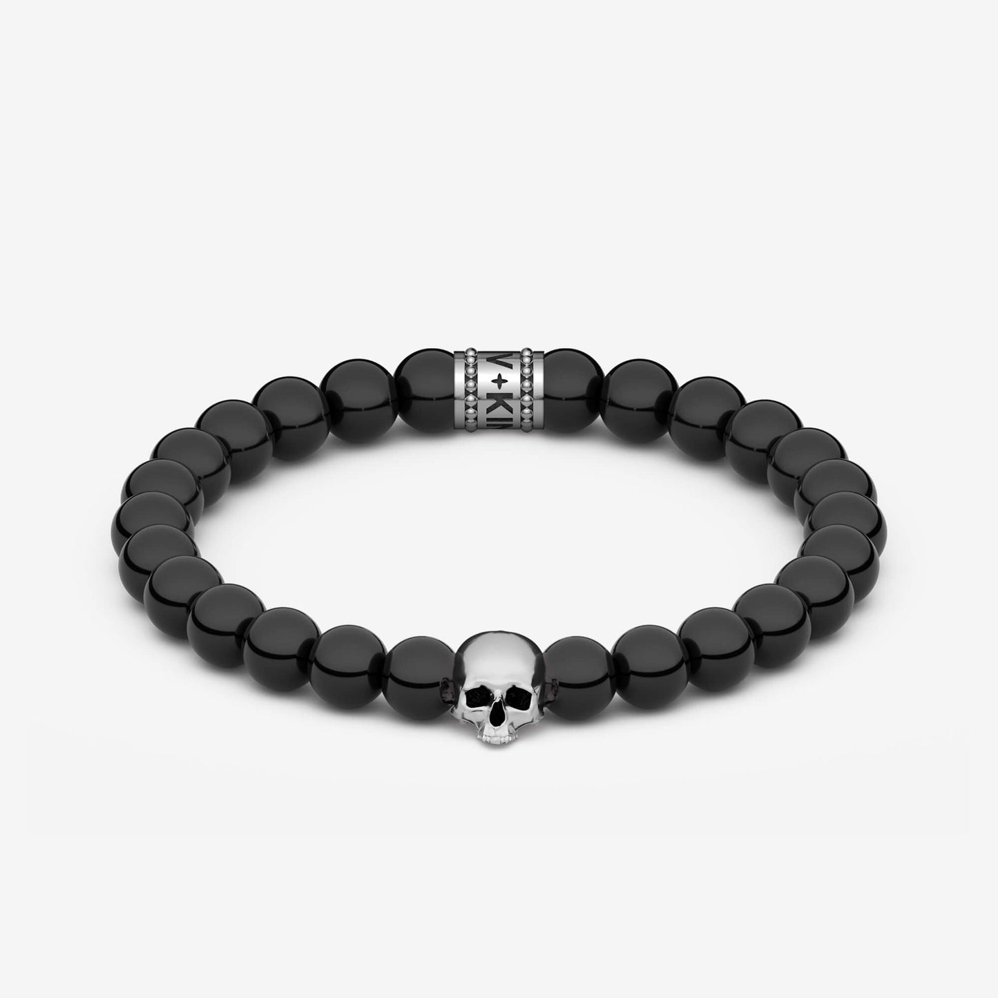 Skull Beaded Bracelet (8mm)