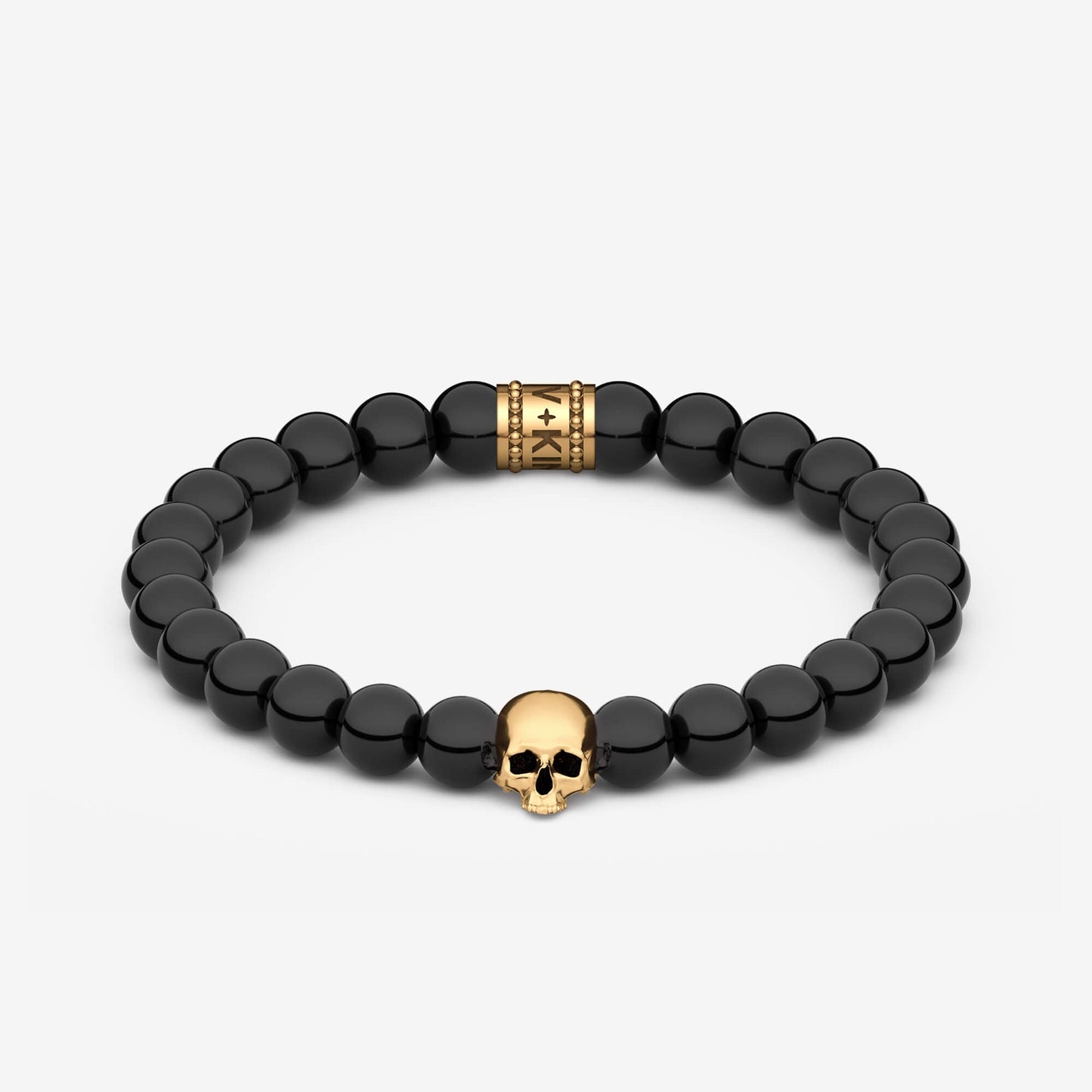 Skull Beaded Bracelet (8mm)