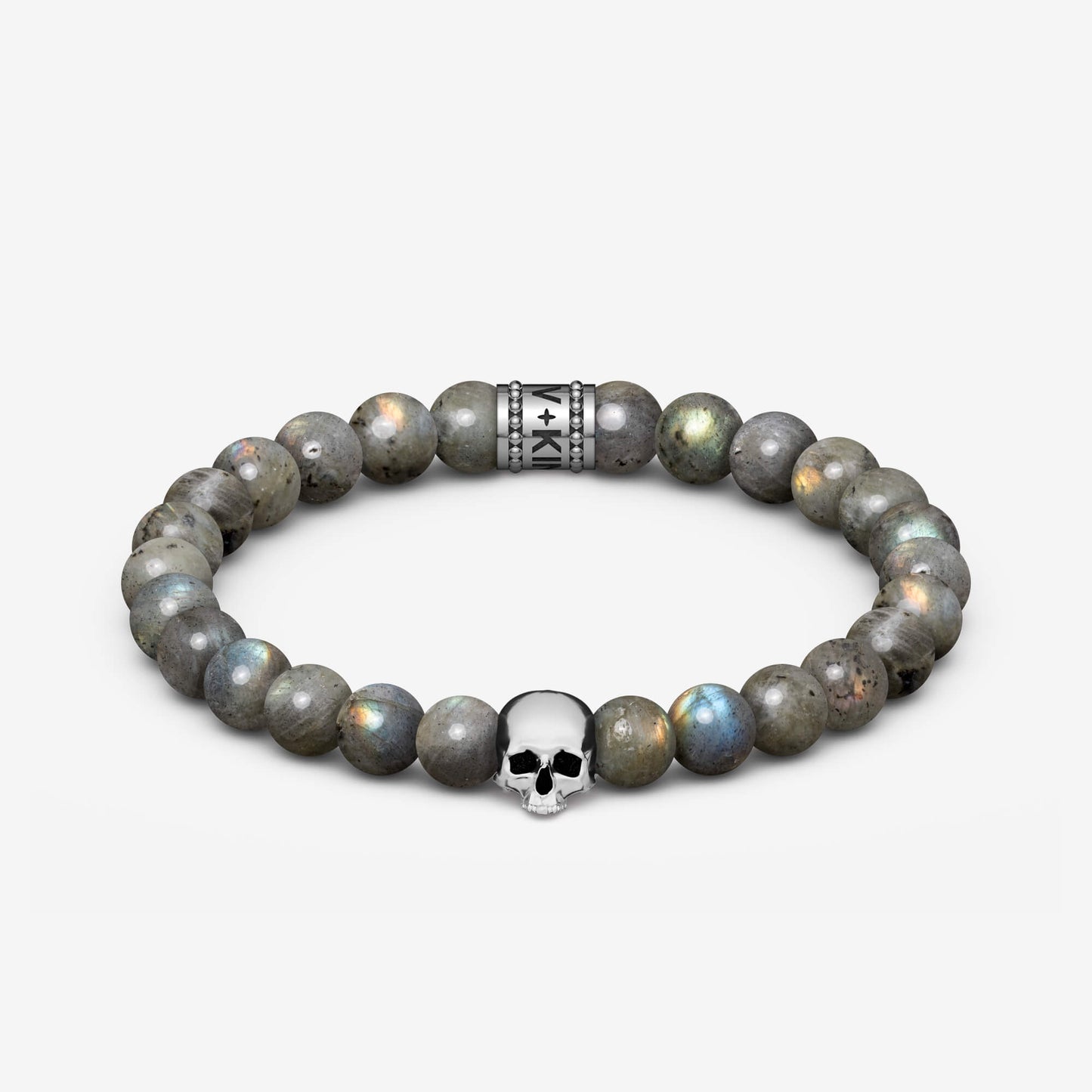 Skull Beaded Bracelet (8mm)