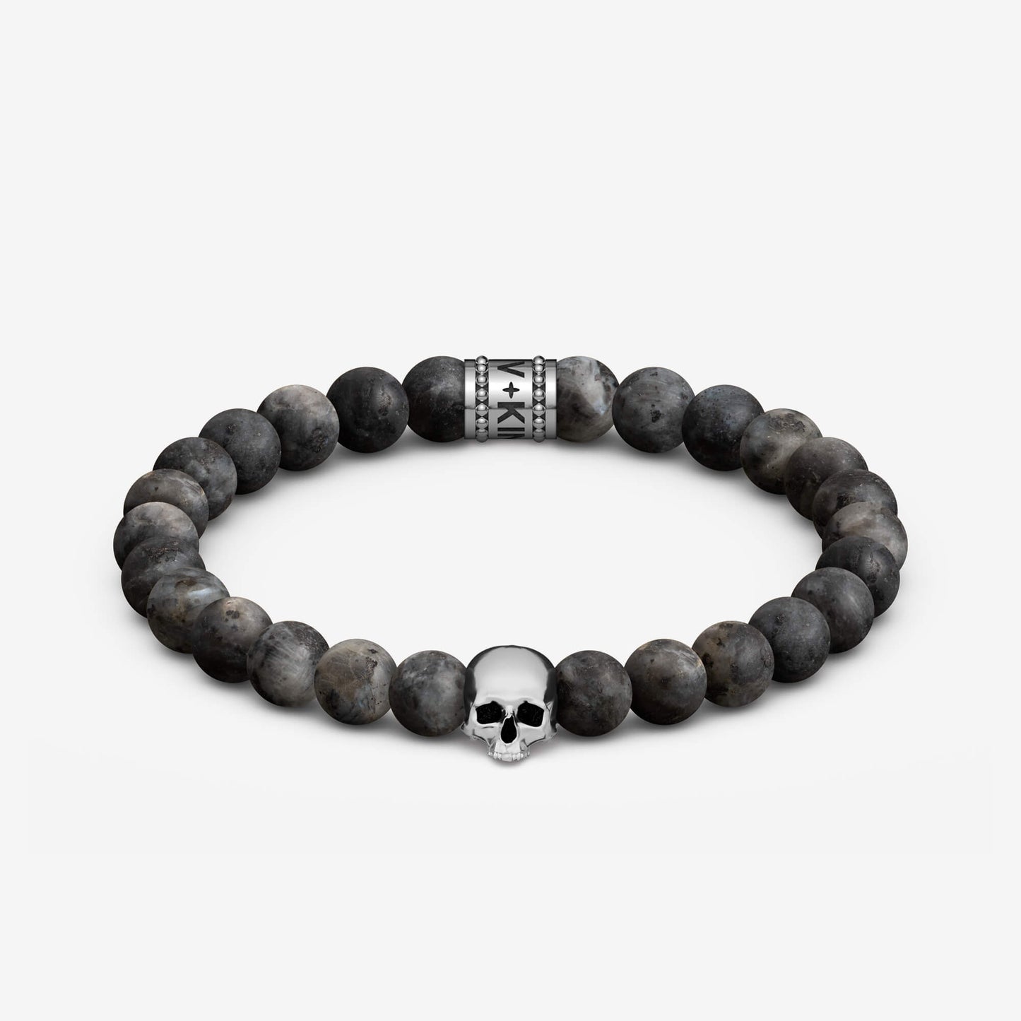 Skull Beaded Bracelet (8mm)