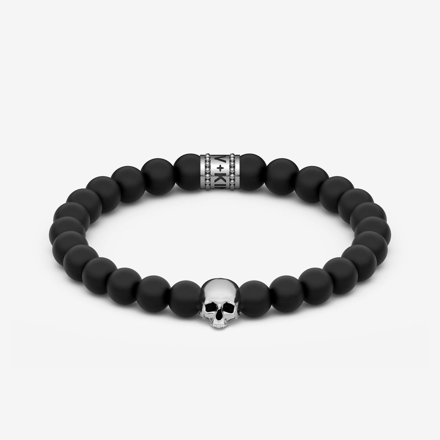 Skull Beaded Bracelet (8mm)