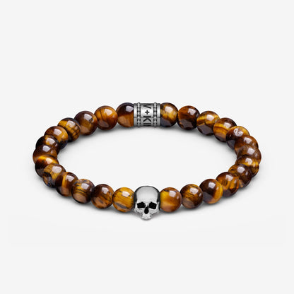 Skull Beaded Bracelet (8mm)