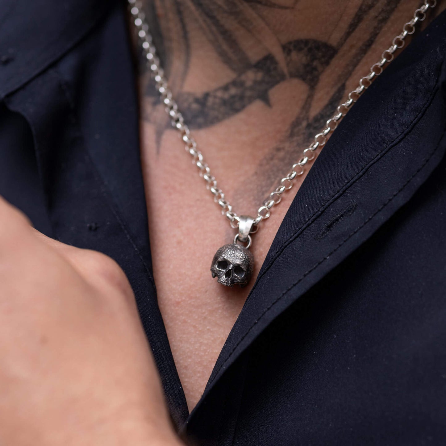 Pendant "Dark Skull" (Ag925)