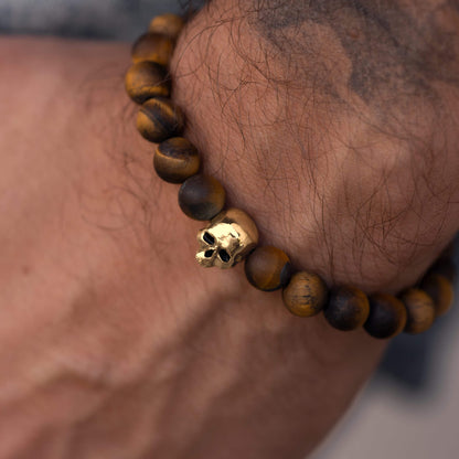 Skull Beaded Bracelet (8mm)