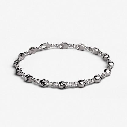 Bracelet "Skulls" / 925 Sterling Silver