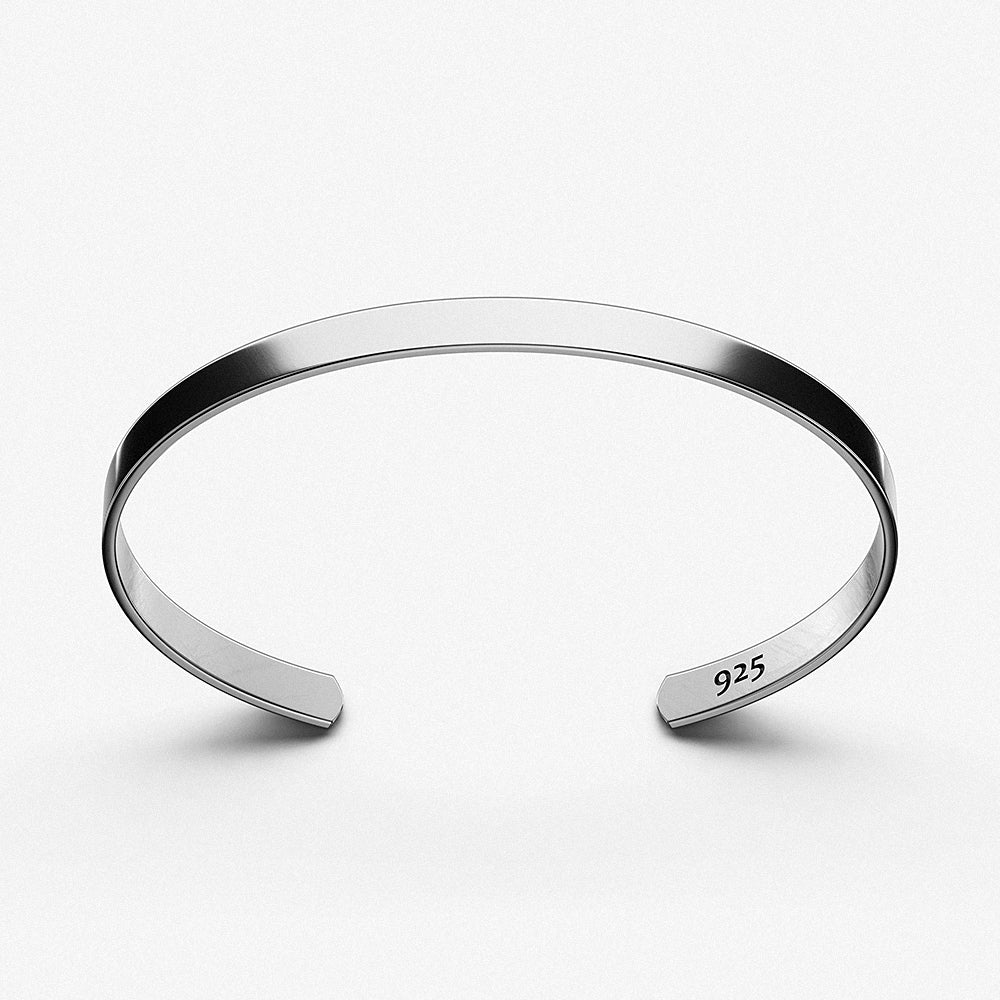 Cuff Bracelet / 925 Sterling Silver
