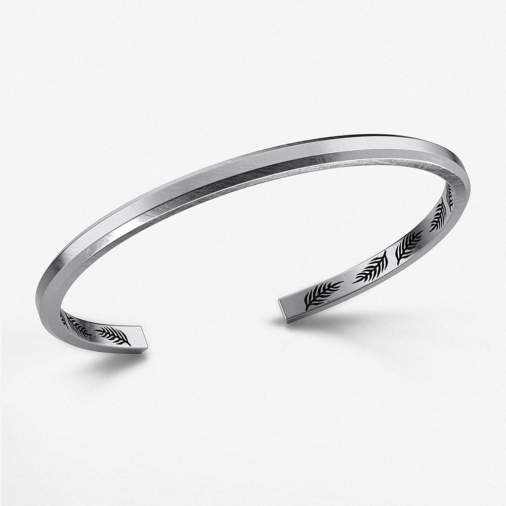 Cuff Bracelet "Squared" / 925 Sterling Silver