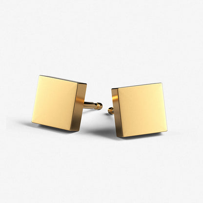 Square Earrings / 925 Sterling Silver