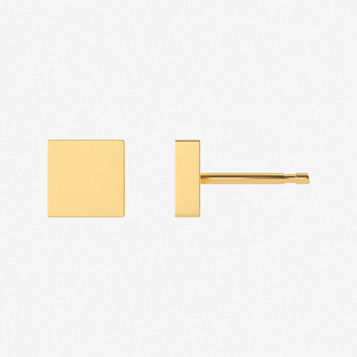 Square Earrings / 925 Sterling Silver