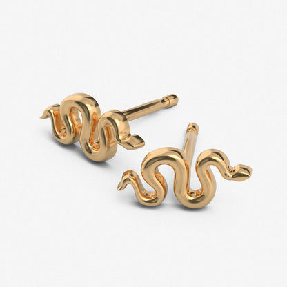 Snake Earrings / 925 Sterling Silver