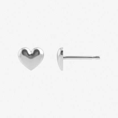 Heart Earrings / 925 Sterling Silver