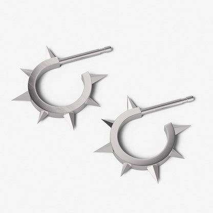 Spikes Earrings / 925 Sterling Silver
