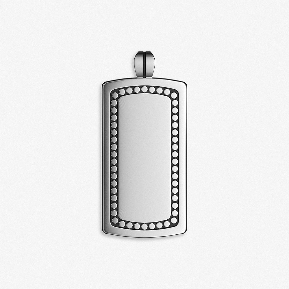 "Dog Tag" Pendant / 925 Sterling Silver