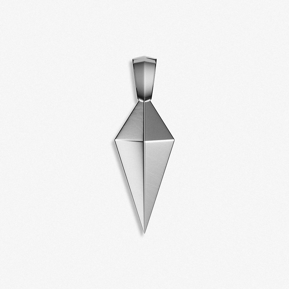 "Diamond Spike" Pendant / 925 Sterling Silver