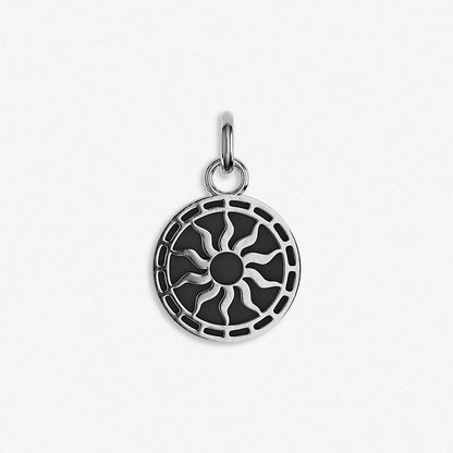 "Sun Medallion" Pendant / 925 Sterling Silver