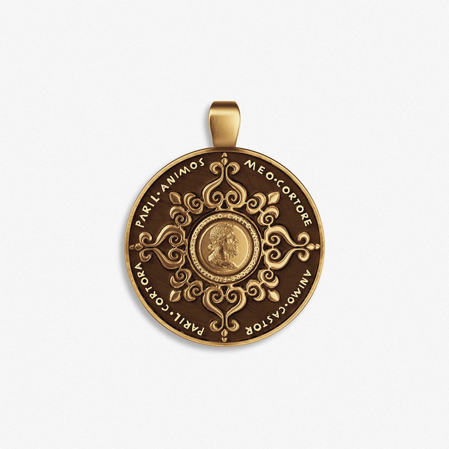 Necklace / 925 Sterling Silver "Ancient Medallion" Pendant