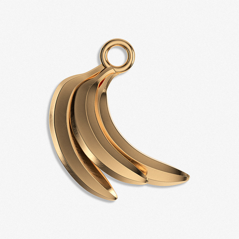 "Bananas About You" Pendant / 925 Sterling Silver