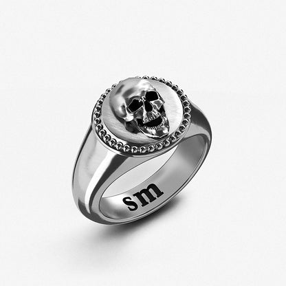 Signet Ring "The Skull" / 925 Sterling Silver